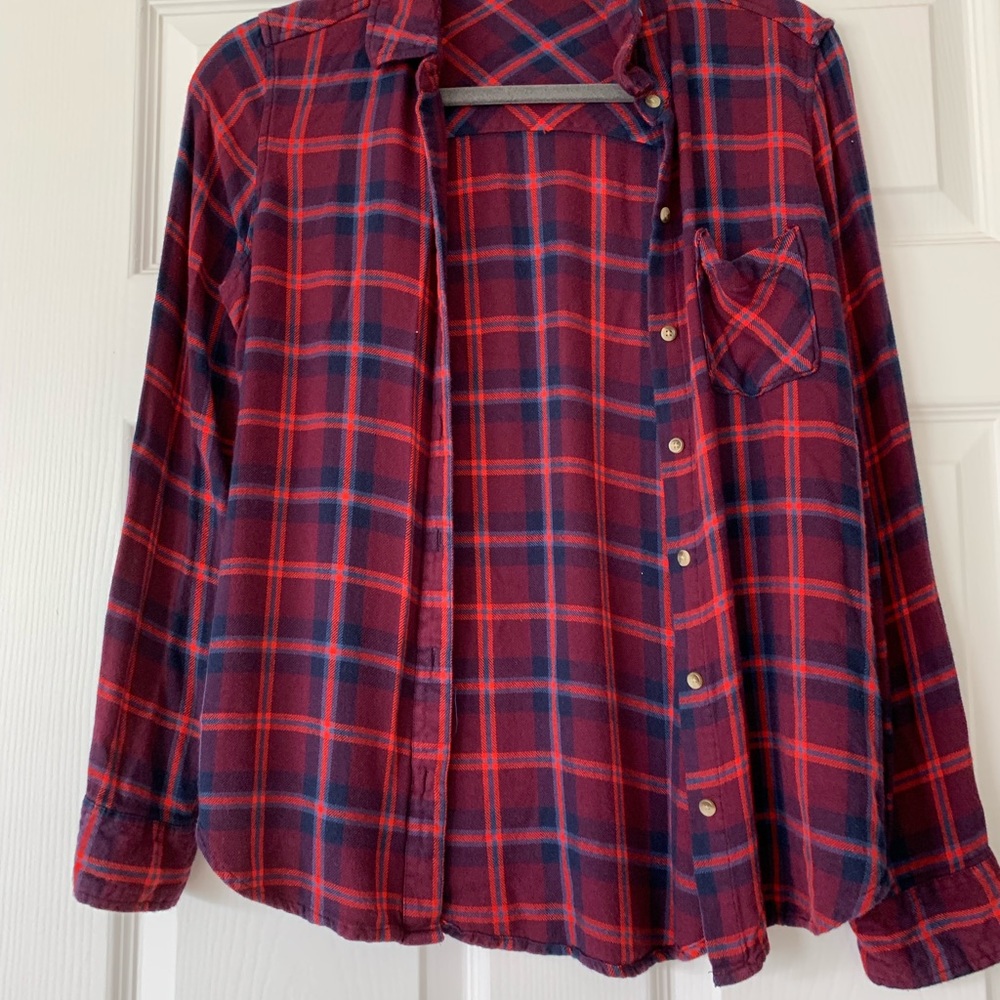 Aeropostale Plaid Button Up Shirt